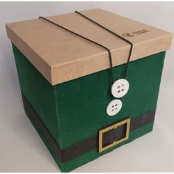 Embalagem Para Panetone - Veludo - 1A6D1DB - Decorar Criando