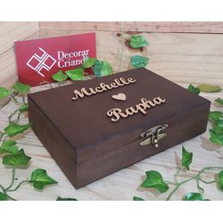 Caixa de Mensagens Personalizada - 117E547 - Decorar Criando