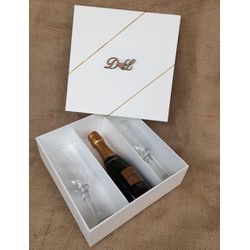 Caixa Personalizada Branca - DD96AD - Decorar Criando
