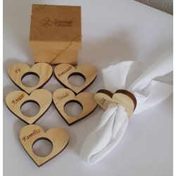 Kit porta guardanapos personalizados em pinus - KP... - Decorar Criando