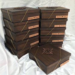 Caixa para Padrinhos com Brasão - E29704 - Decorar Criando