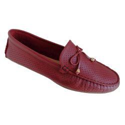 Mocassim Em Couro Framboesa - ELAINE16-FRMBMRRM - DEDMARCALCADOS