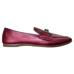Sapatilha Feminina Couro Bovino Vermelho