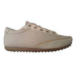 Tênis feminino em Sintético Bege