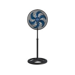 VENTILADOR OSCILANTE COLUNA 6P 50CM PRETO AZUL 127... - Degraus Materiais de Construção