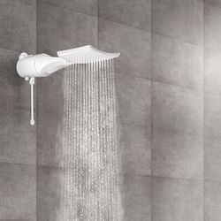 Chuveiro Loren Shower Eletrônico 127/5500 LORENZET... - Degraus Materiais de Construção