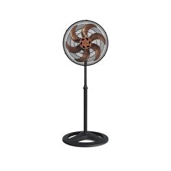 VENTILADOR OSCILANTE COLUNA 6P 50CM PRETO BRONZE 1... - Degraus Materiais de Construção