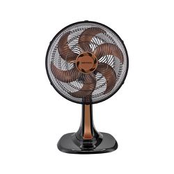 VENTILADOR OSCILANTE MESA 6P 30CM PRETO BRONZE 127... - Degraus Materiais de Construção