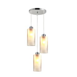 PENDENTE LUSTRE LUMINARIA TRIPLO PRIMUS ALBA 3XE27... - Degraus Materiais de Construção