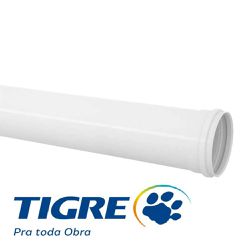 TUBO ESGOTO 100MM TIGRE - Degraus Materiais de Construção