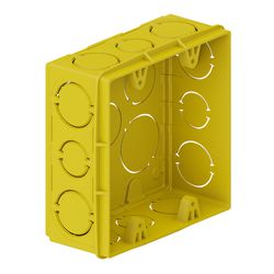 CAIXA DE LUZ DE EMBUTIR RETANGULAR 4X4 AMARELA TIG... - Degraus Materiais de Construção