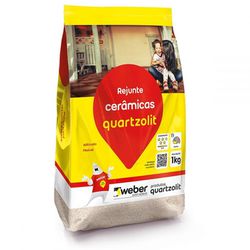 Rejunte Flexível Cerâmicas Quartzolit 1Kg Grafite - Degraus Materiais de Construção