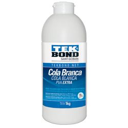 Cola De Alta Resistencia Branca Pva Extra 1kg Tekb... - Degraus Materiais de Construção