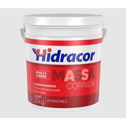 MASSA CORRIDA PVA HIDRACOR 5,5kg - Degraus Materiais de Construção