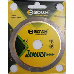 DISCO DIAMANTADO SUPER JAMAICA 110X20MM F20 BOLTH ... - Degraus Materiais de Construção