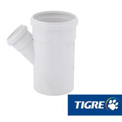 JUNCAO ESGOTO 75X50MM TIGRE - Degraus Materiais de Construção