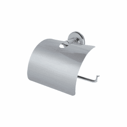 Papeleira Porta Papel Aço Inox 13cm com Tampa Bolt... - Degraus Materiais de Construção