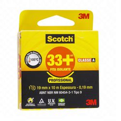 Fita Isolante 10M 3M™ Scotch™ 33+ - Degraus Materiais de Construção