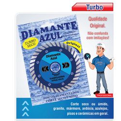 DISCO SERRA MÁRMORE GRANITO DIAMANTE AZUL TURBO SE... - Degraus Materiais de Construção