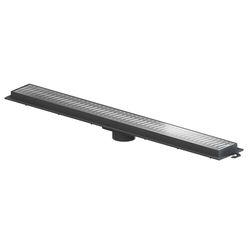 RALO LINEAR INVISIVEL 50CM-GRELHA CROMADA TIGRE - Degraus Materiais de Construção