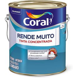 TINTA ACRILICA RENDE MUITO FOSCO 3,2L - Degraus Materiais de Construção