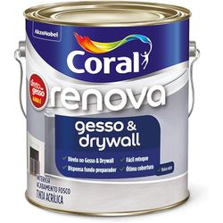 TINTA RENOVA GESSO 3,6L BRANCO NEVE - Degraus Materiais de Construção