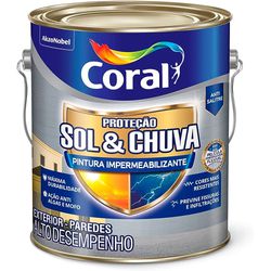 TINTA SOL E CHUVA IMPERMEABILIZANTE 3,6 BRANCO - Degraus Materiais de Construção