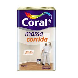 MASSA CORRIDA PVA 18L CORAL - Degraus Materiais de Construção