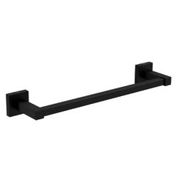 Porta toalha barra Quadratta Black Matte 30Cm Deca - Degraus Materiais de Construção