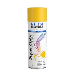 Tinta Spray Super Color Amarelo Uso Geral 350ml Te... - Degraus Materiais de Construção