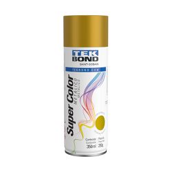 Tinta Spray Super Color Ouro Metalico Uso Geral 35... - Degraus Materiais de Construção