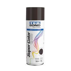 Tinta Spray Super Color Marrom Uso Geral 350ml Tek... - Degraus Materiais de Construção