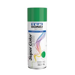 Tinta Spray Super Color Verde Uso Geral 350ml TekB... - Degraus Materiais de Construção