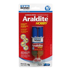 Adesivo Araldite 10 Min Hobby 6g Seringa Blister -... - Degraus Materiais de Construção