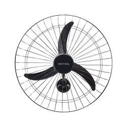 Ventilador de Parede New 60cm Preto 127 147W Venti... - Degraus Materiais de Construção