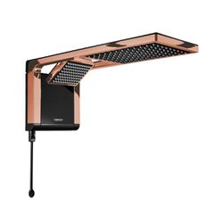 Chuveiro Eletrônico Acqua Duo Black/Rose Lorenzett... - Degraus Materiais de Construção