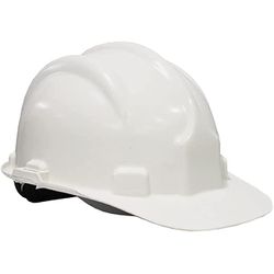 CAPACETE PROTEÇÃO COM CARNEIRA BRANCO CA31469 PLAS... - Degraus Materiais de Construção