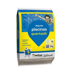 REJUNTE PISCINA 5KG BRANCO QUARTZOLIT - Degraus Materiais de Construção