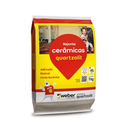 Rejunte Flexível Cerâmicas Quartzolit 1Kg Cortiça... - Degraus Materiais de Construção