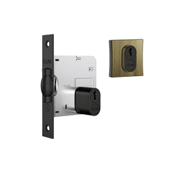 Fechadura Externa 1005 Trinco Rolete Roseta Quadra... - Degraus Materiais de Construção