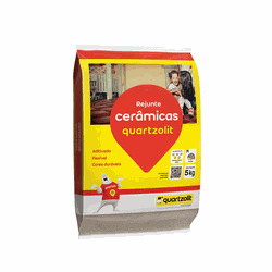 Rejunte Flexível Cerâmicas Quartzolit 1Kg Cinza Ou... - Degraus Materiais de Construção