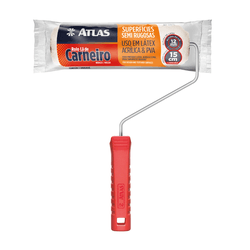 Rolo Lã Carneiro Atlas 9CM Com Ssuporte 328/9 - Degraus Materiais de Construção