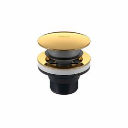 Válvula Para Lavatório Deca Click1601.GL.CLI Gold - Degraus Materiais de Construção