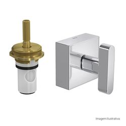 Acabamento P/registro De Pressão 1/2 E 3/4 Soul Cr... - Degraus Materiais de Construção