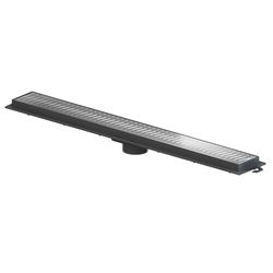 RALO LINEAR INVISIVEL 90CM-GRELHA CROMADA TIGRE - Degraus Materiais de Construção