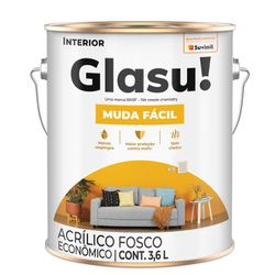 TINTA GLASU MUDA FACIL FOSCO 3,6 BRANCO NEVE - Degraus Materiais de Construção
