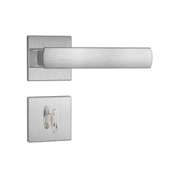 Fechadura Banheiro WC 823/35 Roseta Quadrada Inox ... - Degraus Materiais de Construção