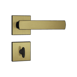 Fechadura Banheiro WC 823/35 Roseta Quadrada Oxida... - Degraus Materiais de Construção