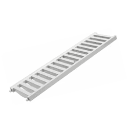 GRELHA PARA CALHA DE PISO BRANCA 13X50CM - 3 TON - Degraus Materiais de Construção