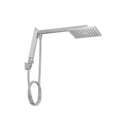 Chuveiro com desviador e ducha manual quadrado cro... - Degraus Materiais de Construção